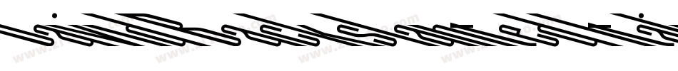 David Backslanted Italic字体转换